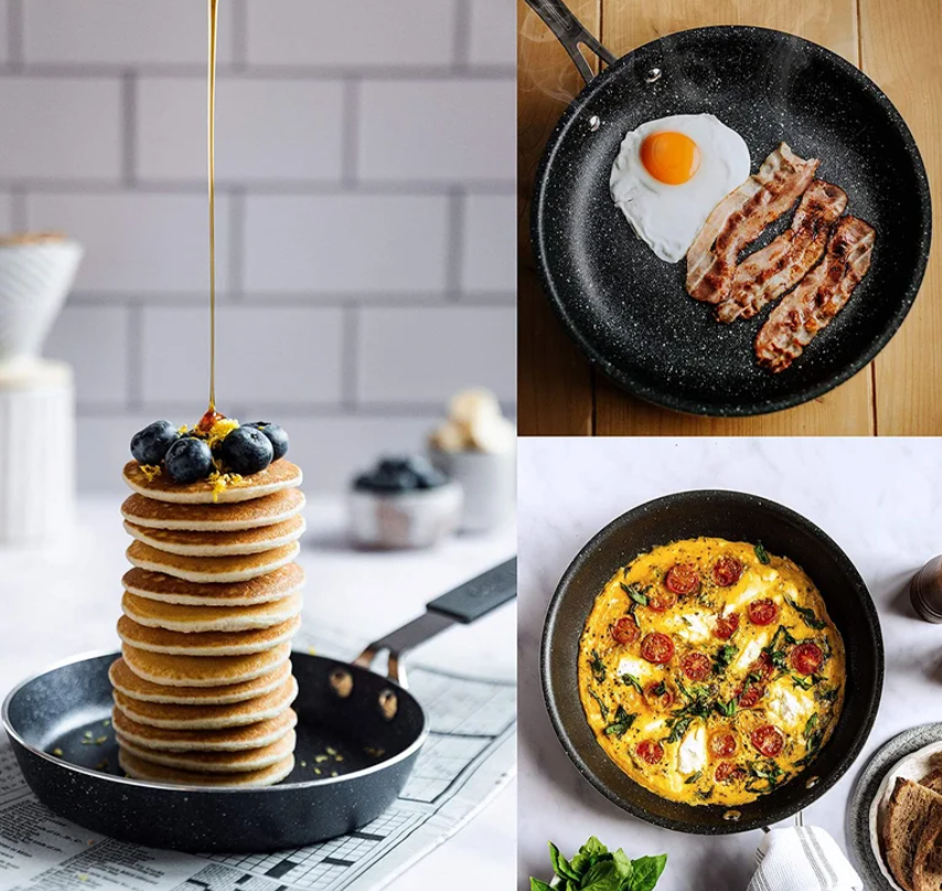 Granite Stone 5 Piece Aluminum Non Stick Cookware