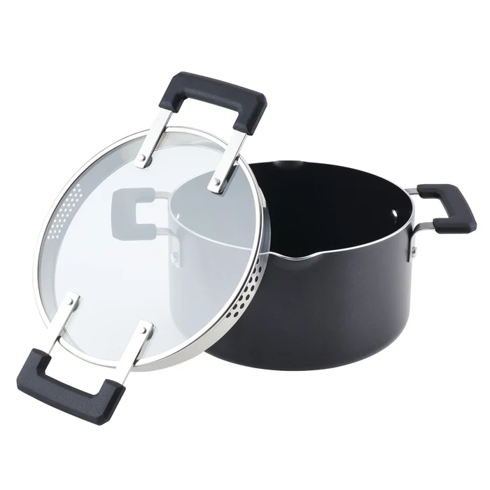 Farberware+Cookstart+Nonstick+Straining+Saucepot,+6-quart,+Black (1)